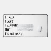 The Weight of Laughter – Mental Health Awareness デスクマット (キーボード&マウス)
