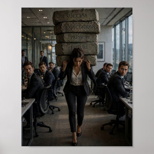 The Weight She Carries Poster ポスター (正面)