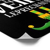 The Weird Leprechaun St Patricks Day Matching ポスター (角)