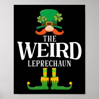 The Weird Leprechaun St Patricks Day Matching  ポスター