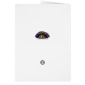 The Werewolf Curse Greeting Card - Custom Message (裏面)