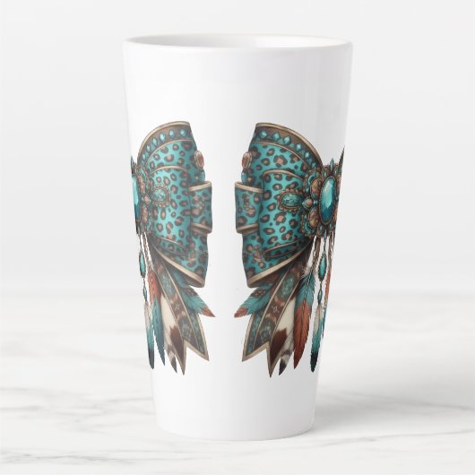 the western bow style カフェラテマグ (正面)