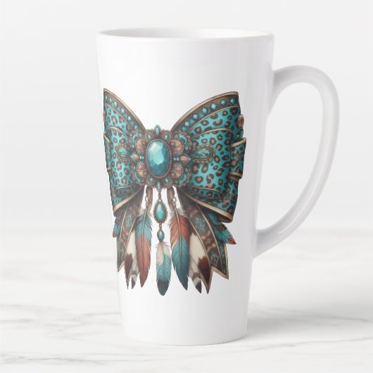 the western bow style カフェラテマグ (右)