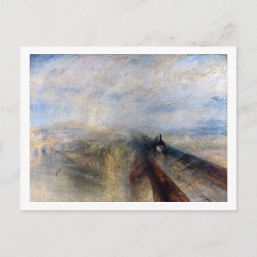 The Western Railway, William Turner, 1844 ポストカード (正面)