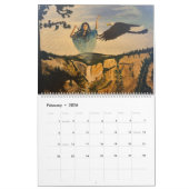 The Western USA by Artist Gary Poling カレンダー (2月 2026)