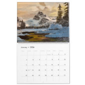 The Western USA by Artist Gary Poling カレンダー (1月 2026)