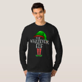 The Whatever Elf Group Matching Family Christmas F Tシャツ (正面フル)