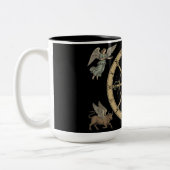 The Wheel of Fortune Tarot ツートーンマグカップ (左)