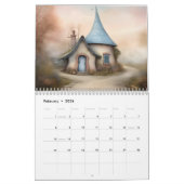The Whimsical World of Petite Abodes Calendar カレンダー (2月 2026)