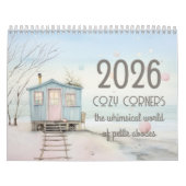 The Whimsical World of Petite Abodes Calendar カレンダー (カバー)