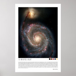 The Whirlpool Galaxy (51a, M51a, NGC 5194) ポスター