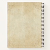 The White-Barred Emperor (Charaxes Brutus) ノートブック (裏面)