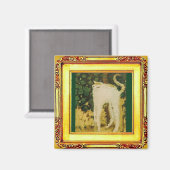 The White Cat, Bonnard Magnet マグネット (正面/裏面)