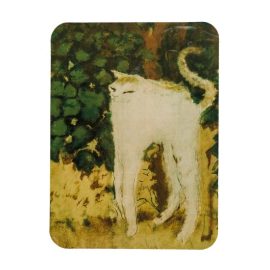 The White Cat by Bonnard マグネット (縦)