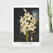The White Lily — Modern Botanical Reinterpretation カード (正面)