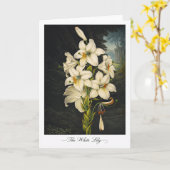 The White Lily — Modern Botanical Reinterpretation カード (黄色い花)