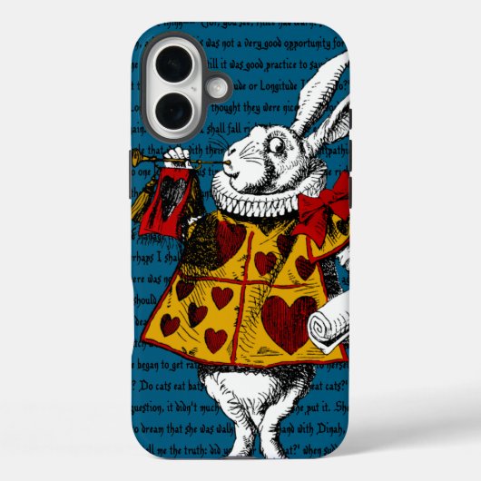 The White Rabbit Barely Case-Mate iPhoneケース iPhone 16 Plusケース (裏面)