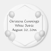 The White Soirée Birthday マグネット (正面)