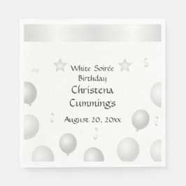 The White Soirée Birthday Celebration スタンダードランチョンナプキン