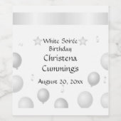 The White Soirée Birthday Celebration ワインラベル (シングルラベル)