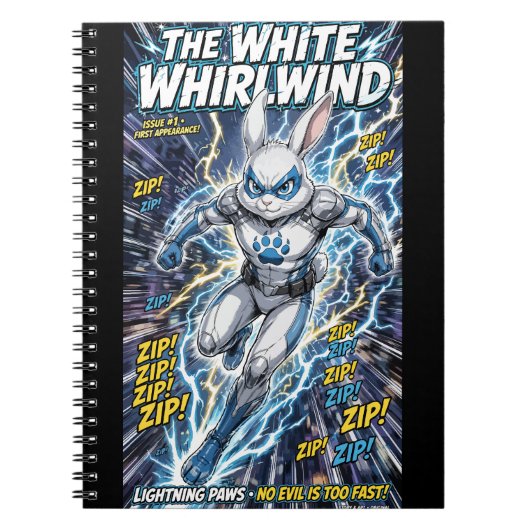 The White Whirlwind ノートブック (正面)