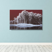 The White Woods Canvas Print キャンバスプリント (インサイチュ (ウッドフロア))