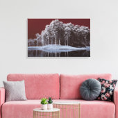 The White Woods Canvas Print キャンバスプリント (インサイチュ (リビング))