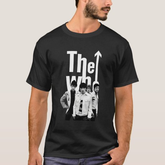The Who Official 60の白黒バンド Tシャツ (正面)