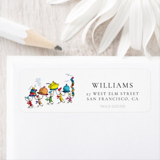 The Whos Carrying the Christmas Feast ラベル (インサイチュ)