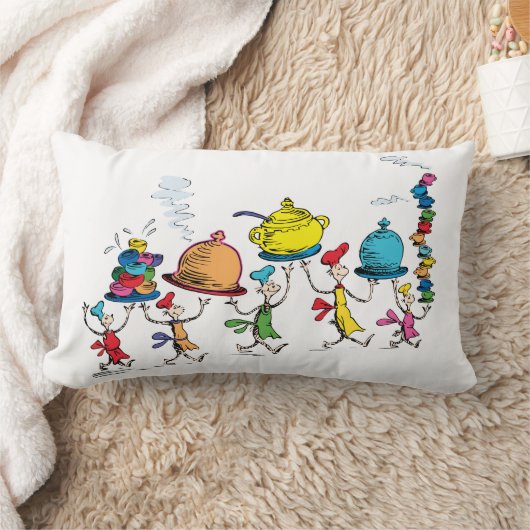 The Whos Carrying the Christmas Feast ランバークッション (ブランケット)