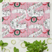 The Whos' Merry Christmas Feast キッチンタオル (折り畳み)