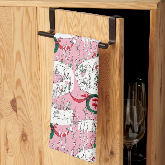 The Whos' Merry Christmas Feast キッチンタオル (三つ折り)