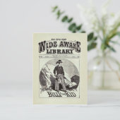 The Wide Awake Library - Billy The Kid -ヴィンテージ ポストカード (スタンド正面)