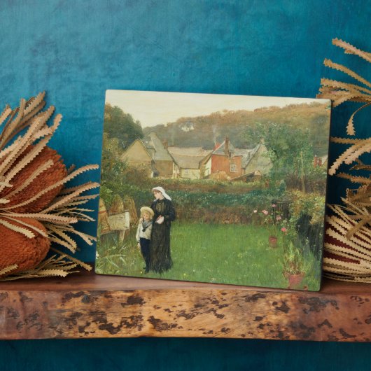 The Widow, 1895 (キャンバス上の油) フォトプラーク (側面)