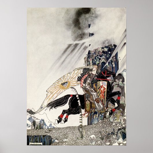 The Widow's Son: The Lad riding the Black Horse ポスター (正面)