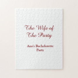 The wife of the party bachelorette party name date ジグソーパズル