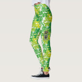 THE WILD BOAR EATS APPLES BY MASANSER レギンス (左)