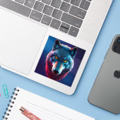 The Wild Gaze - Square Vinyl シール (ノートパソコンとiPhone)