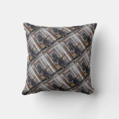 The Wild Horse Painting by Alfred Fox クッション (裏面)