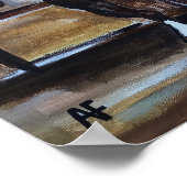 The Wild Horse Painting by Alfred Fox ポスター (角)