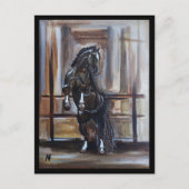 The Wild Horse Painting by Alfred Fox ポストカード (正面)