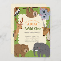 The Wild One：動物の誕生日パーティーへの招待