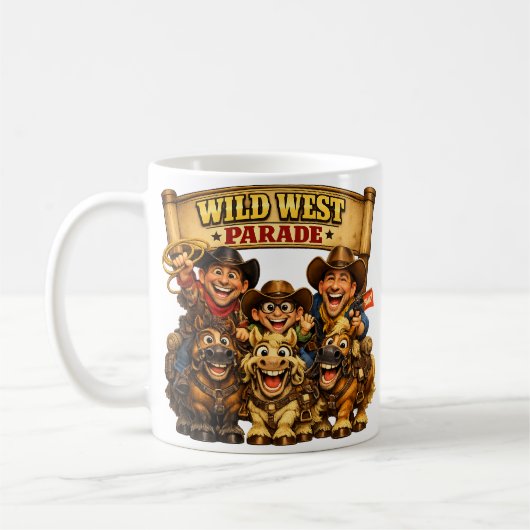 The "Wild West Parade" Series コーヒーマグカップ (左)