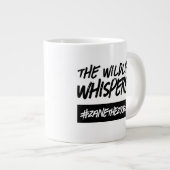 The Wildlife おもしろい Hispeerのハッシュタグ名 ジャンボコーヒーマグカップ (正面右)