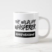 The Wildlife おもしろい Hispeerのハッシュタグ名 ジャンボコーヒーマグカップ (右)