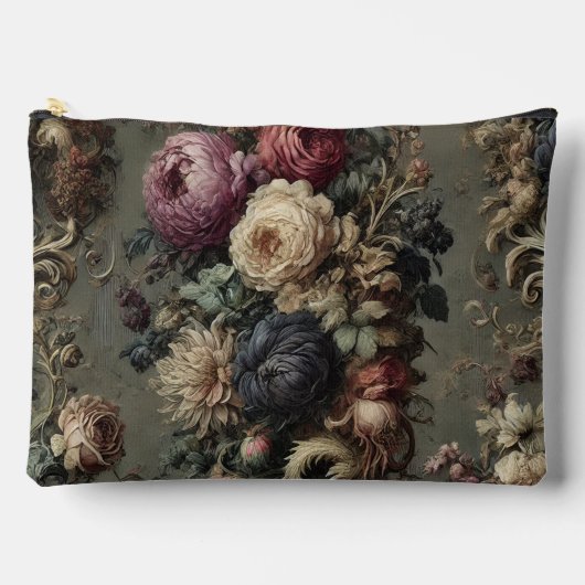 The Wilted Vigil – Gothic Floral  アクセサリーポーチ (正面)