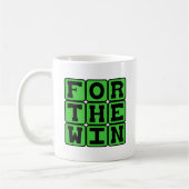 The Win, FTWインターネットミーム コーヒーマグカップ (左)