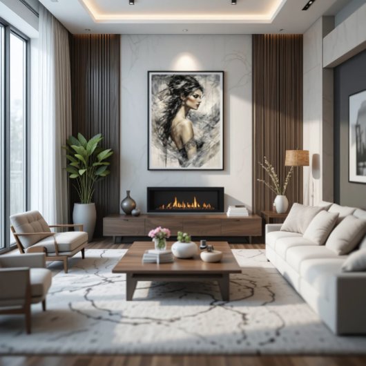 The Wind Muse キャンバスプリント