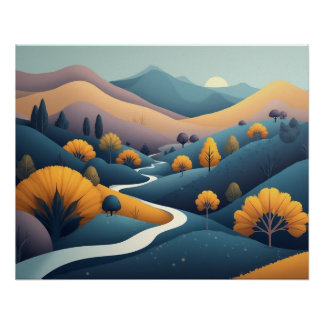 The winding pathway ポスター