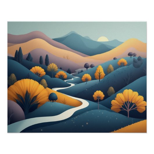 The winding pathway ポスター (正面)